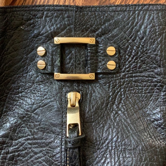 TORY BURCH soft leather black buckle boots - Picture 5 of 5